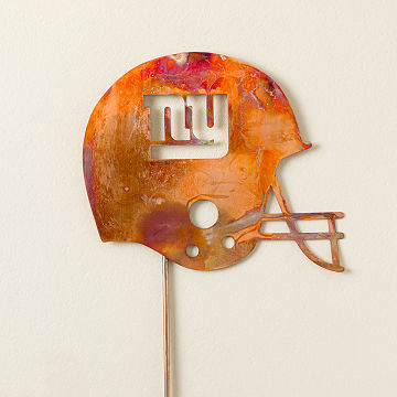 NFL Helmet Garden Stakes