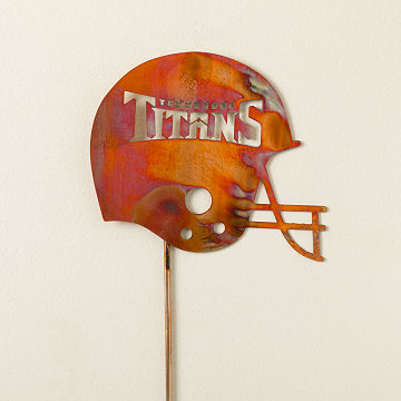 NFL Helmet Garden Stakes