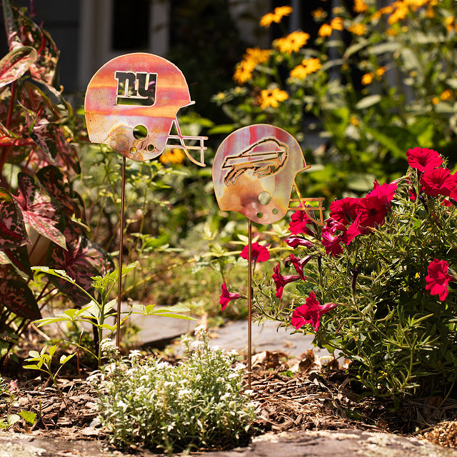 NFL Helmet Garden Stakes