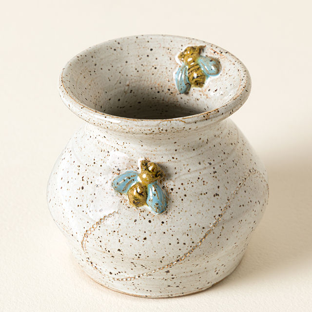 Bees & Blooms Mini Vase