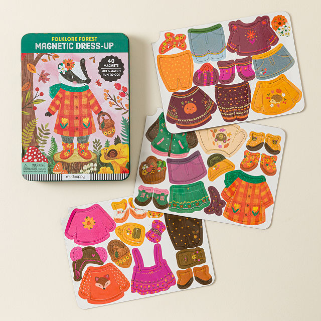 Mudpuppy Gioco Magnetico Spooky Season | Vestiamo I Mostri Di Halloween Con Oltre 40 Magneti