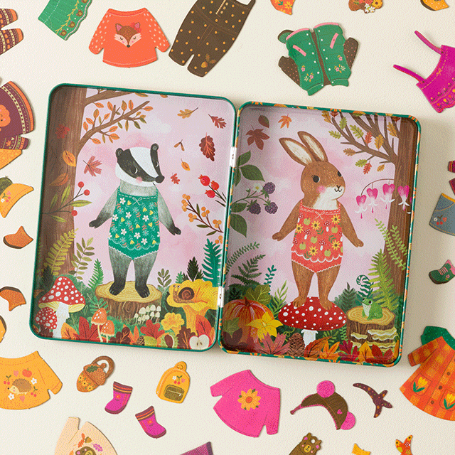 Folklore Forest: On the Go Magnetic Dress Up Set