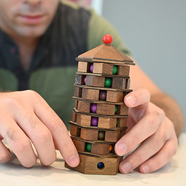 Conquer the Colors Pagoda Challenge Puzzle