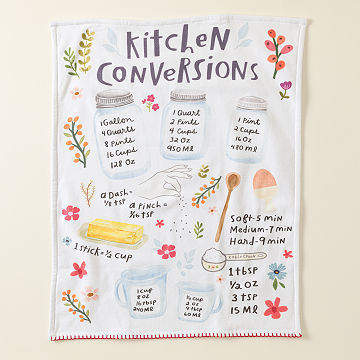 Kitchen Conversions Dish Towel