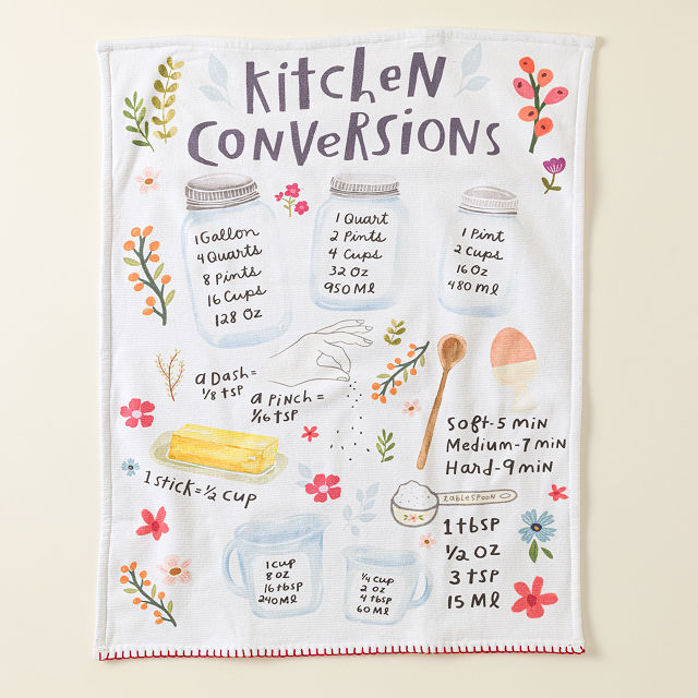 Kitchen Conversions Dish Towel
