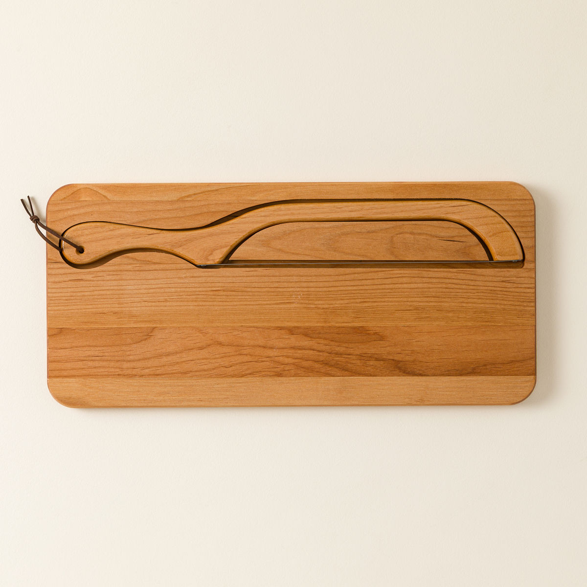 Slice & Stow Bread Serving Set - Left Hand