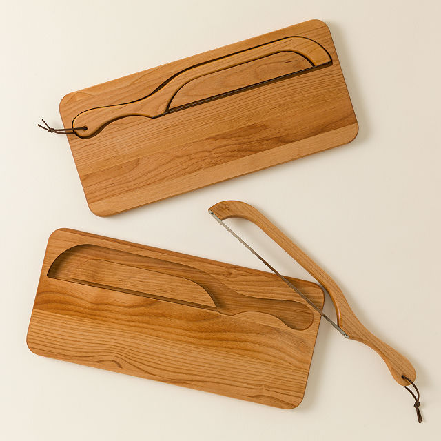 Slice & Stow Bread Serving Set