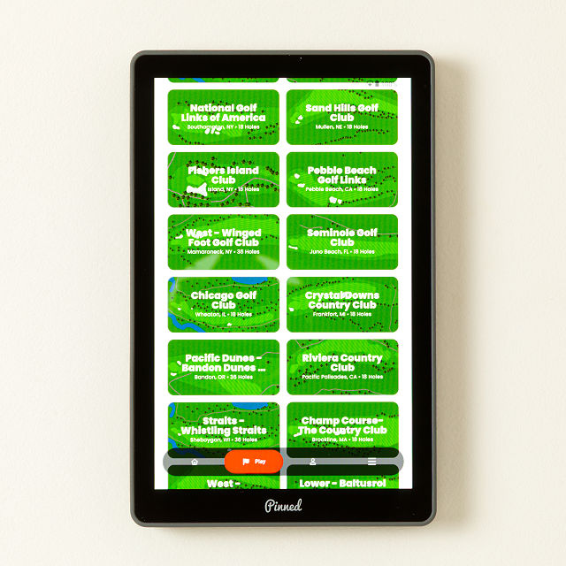 All-in-One Golf Smart Course Companion Tablet