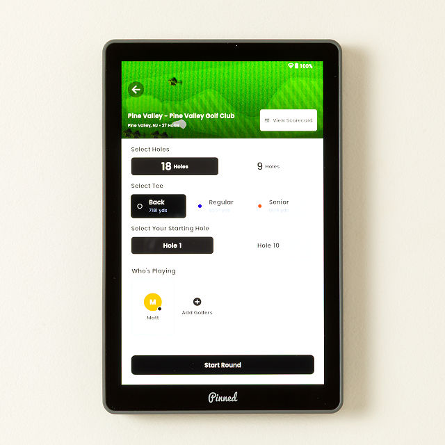 All-in-One Golf Smart Course Companion Tablet