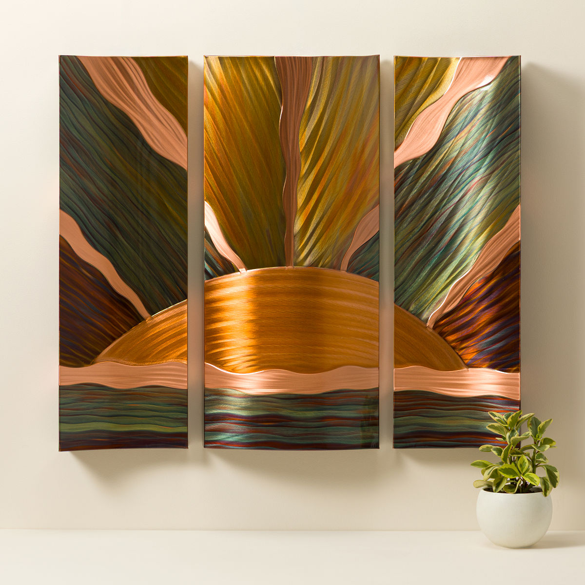 New Beginnings Flame Painted Wall Art