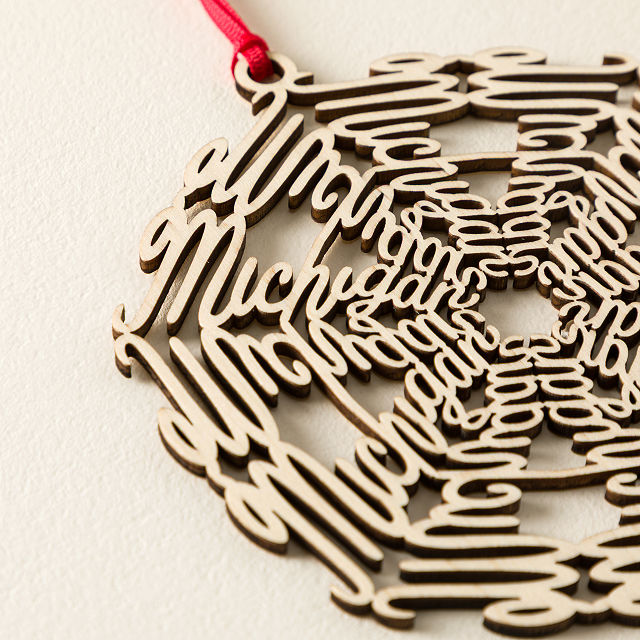 State Snowflake Ornaments