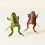 Lucky&#160;Leaping Frog Copper Garden Stakes thumbnail 2