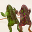 Lucky&#160;Leaping Frog Copper Garden Stakes thumbnail 3