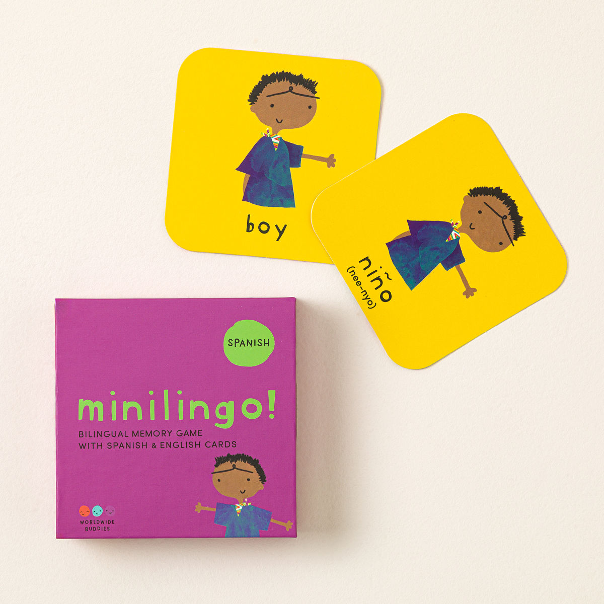 Minilingo Bilingual Starter Flashcards - Spanish/English