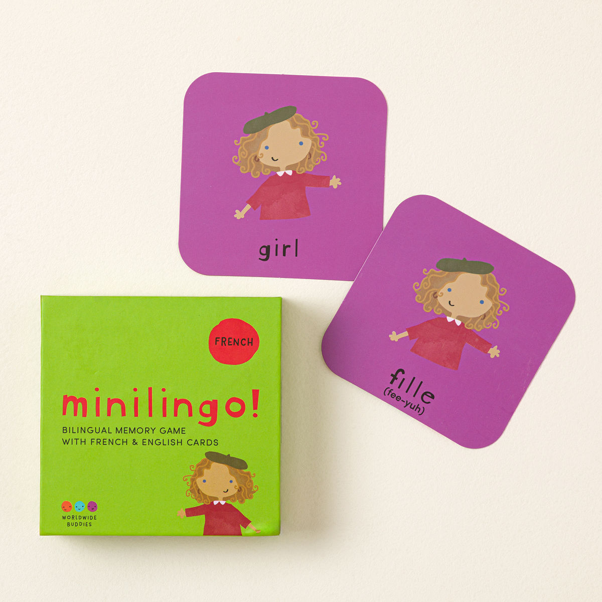 Minilingo Bilingual Starter Flashcards - French/English