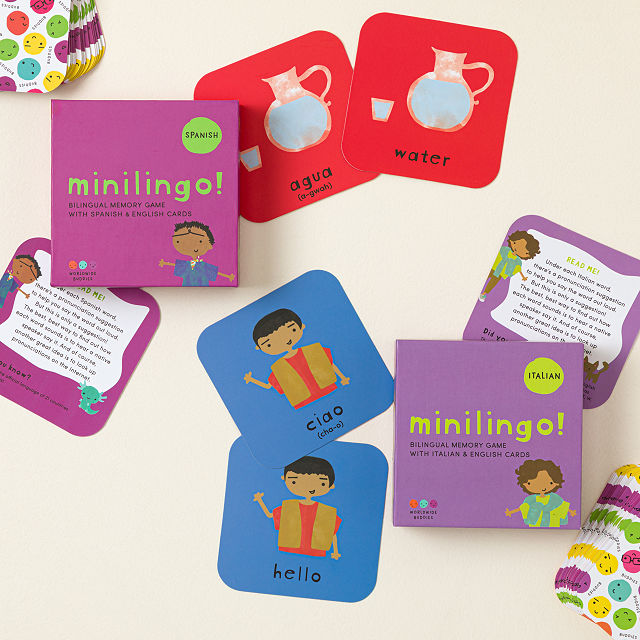 Minilingo Bilingual Starter Flashcards