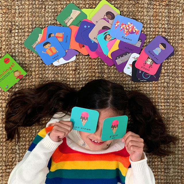 Minilingo Bilingual Starter Flashcards