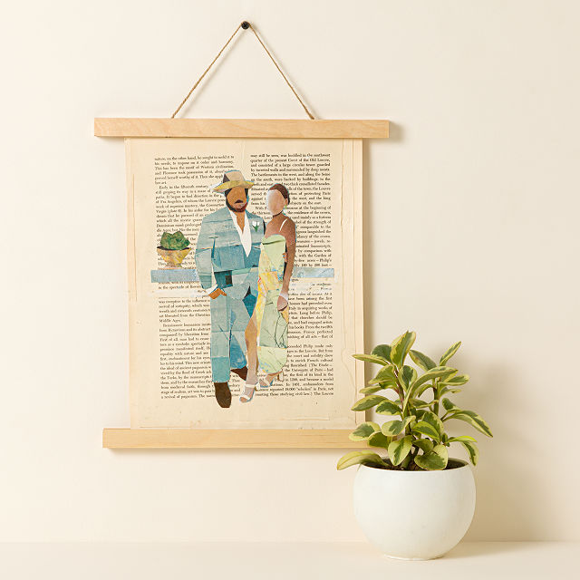 Custom Collage Couple's Portrait