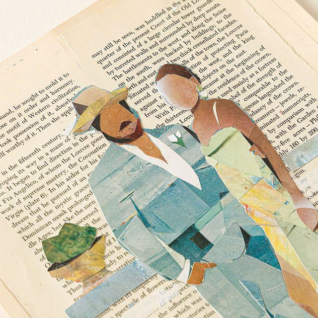Custom Collage Couple's Portrait