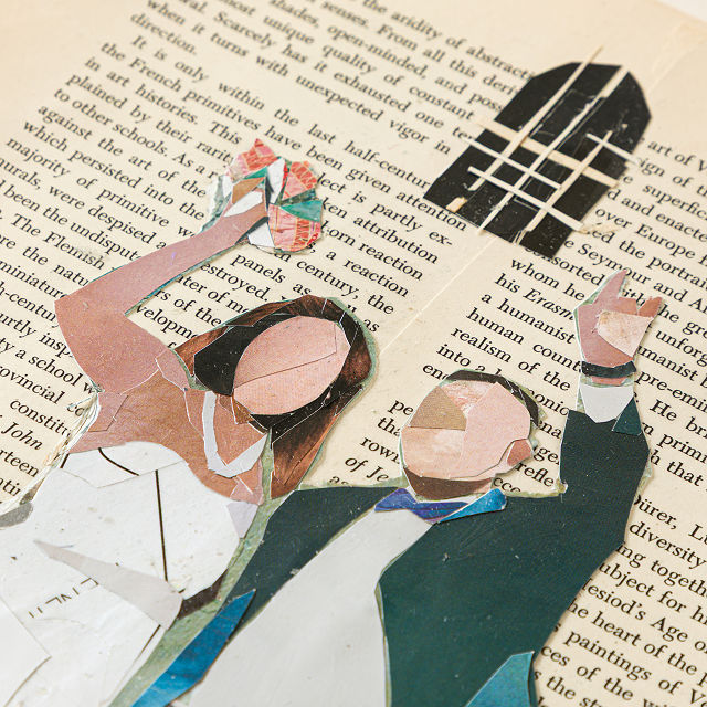Custom Collage Couple's Portrait