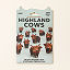 Mini Highland Cows Paper Desk Herd thumbnail 5