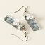Winter Frost&#160;Stained Glass Earrings thumbnail 2