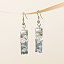 Winter Frost&#160;Stained Glass Earrings thumbnail 3