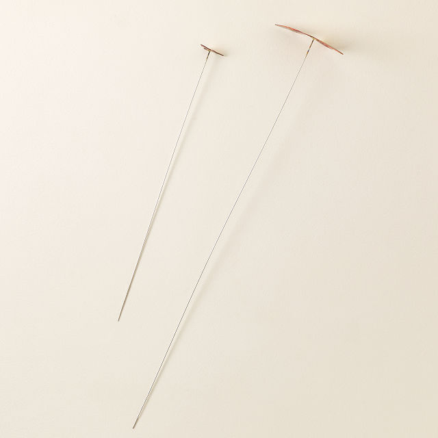 Momma And Baby Bee Enamel Garden Stakes