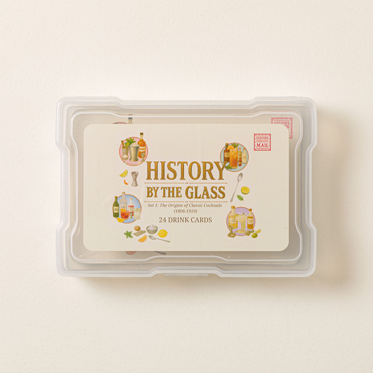 History by the Glass Cocktail Recipe Box - Standard Box