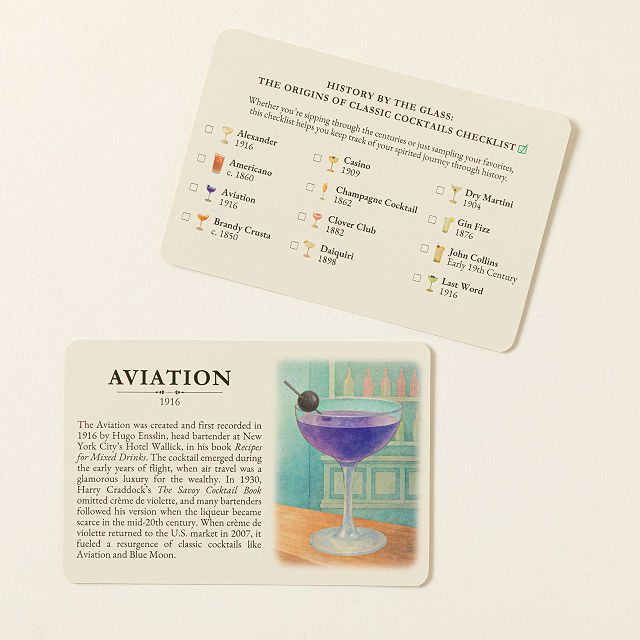 History by the Glass Cocktail Recipe Box