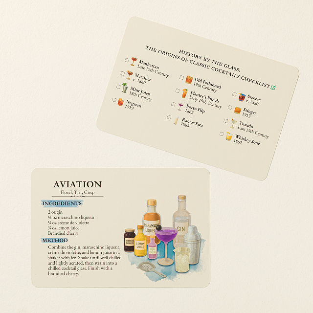 History by the Glass Cocktail Recipe Box