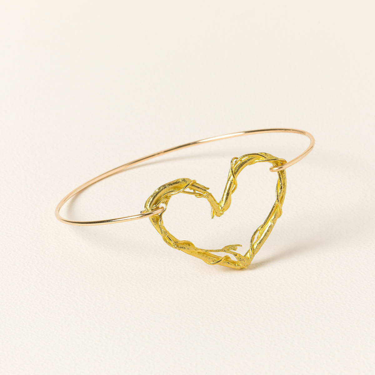 Intertwined Heart Bracelet