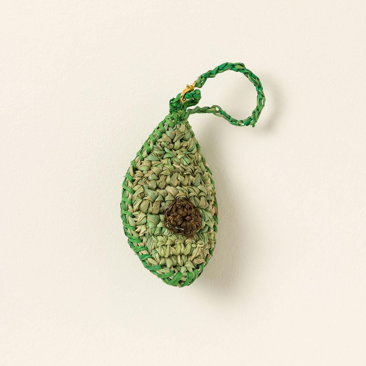 Hand-Woven Bag Charms - Avocado