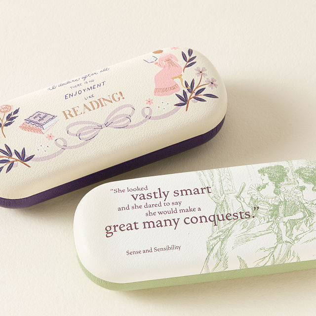 Jane Austen Glasses Case