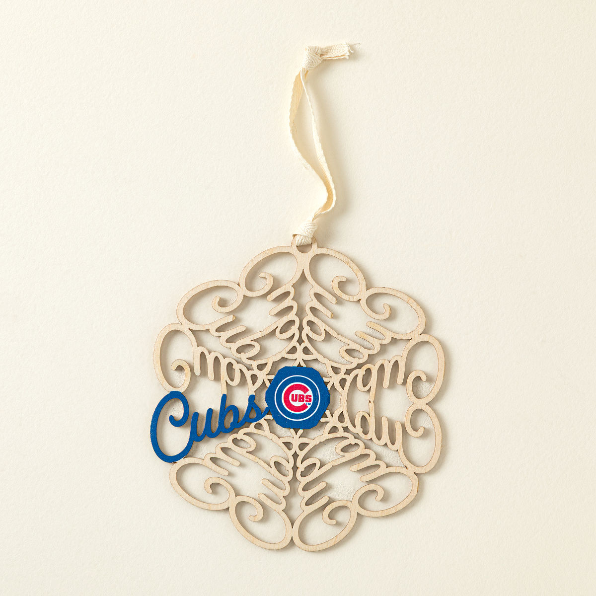 Your MLB Team in a Snowflake Ornament - Chicago Cubs