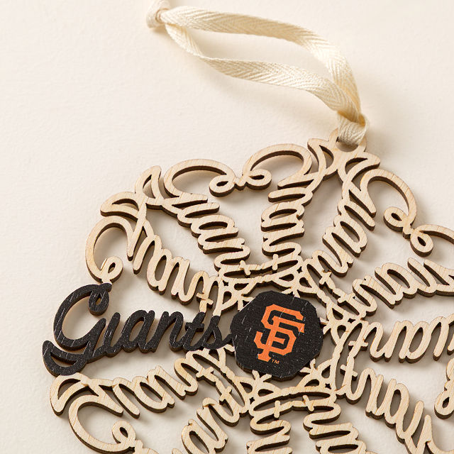 Your MLB Team in a Snowflake Ornament