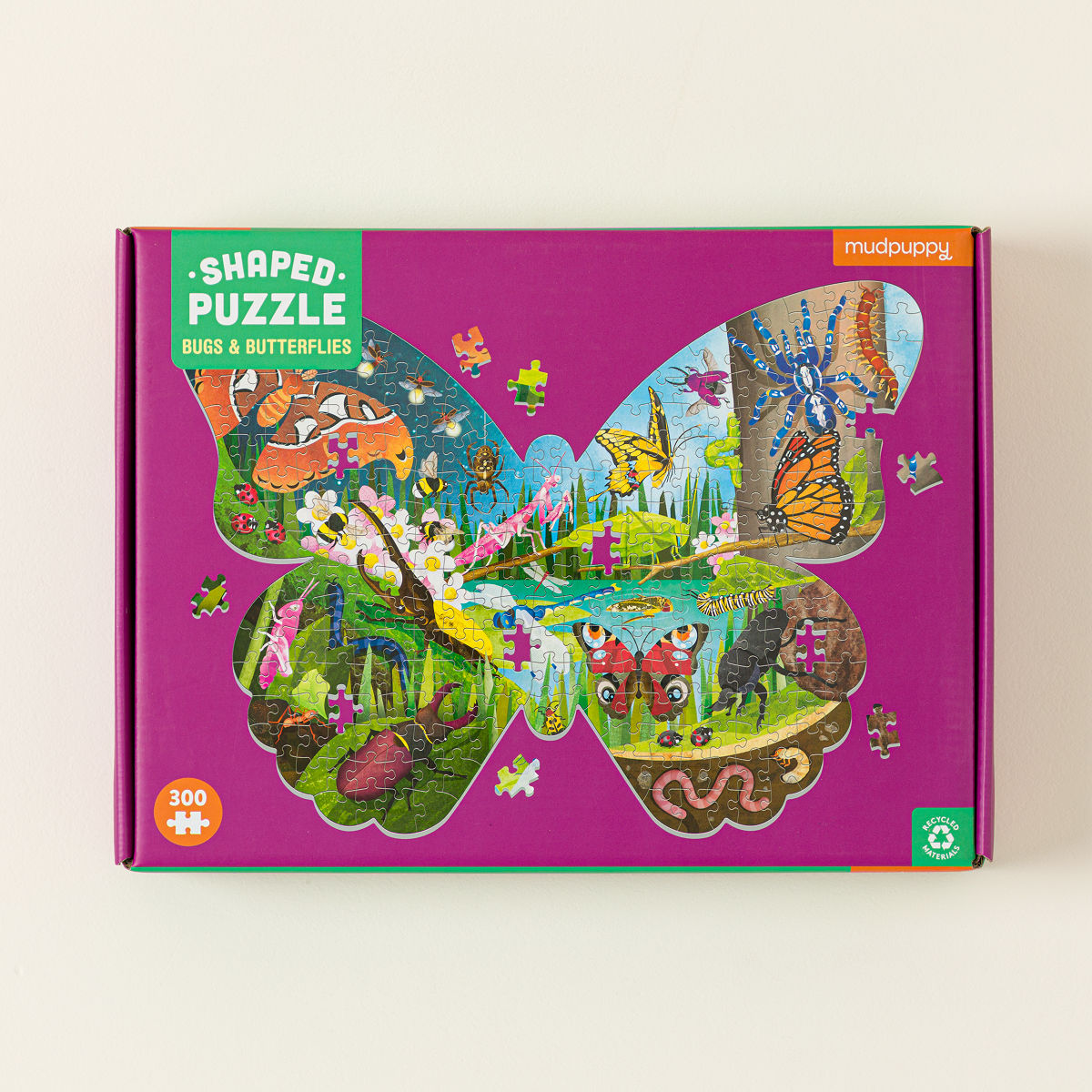 Animals of the US Parks Shaped Puzzle - Bugs & Butterflies