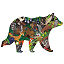 Animals of the US Parks Shaped Puzzle thumbnail 3
