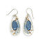 Washed Denim Drop Earrings thumbnail 1