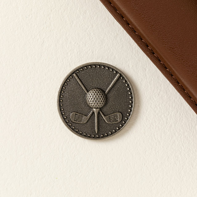 Golfer's Wallet with Ball Marker