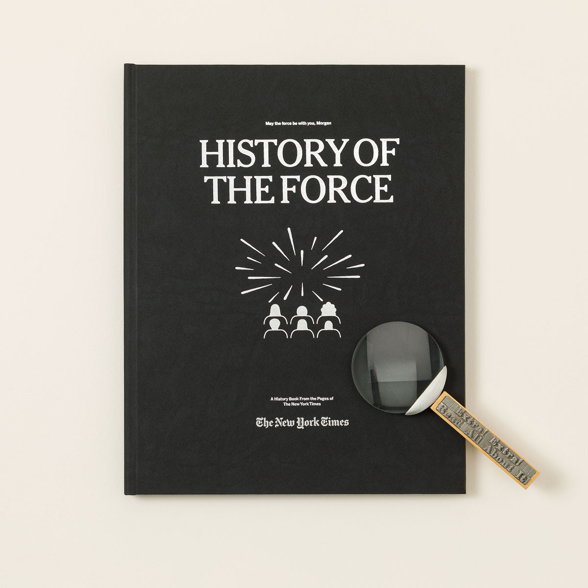 New York Times History of Star Wars Book - Star Wars Book w Magnifying Glass