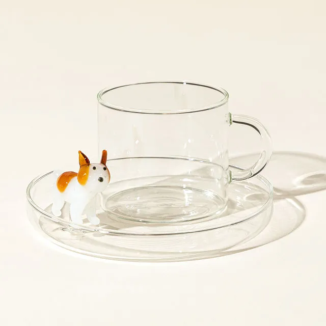 Uncommon Goods | French Bulldog - Pick Your Pooch Mug & Saucer Set