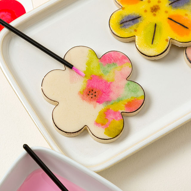 Paint Your Own Marzipan Flowers