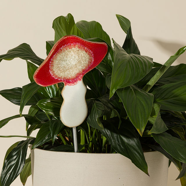 Ceramic Glazed Garden Stakes