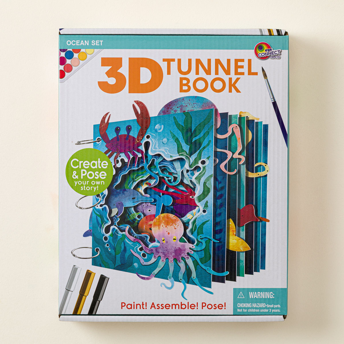 Create Your Own 3D Tunnel Book Kit - Ocean