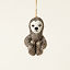 Poseable Sloth Felt Ornament thumbnail 2