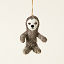 Poseable Sloth Felt Ornament thumbnail 3