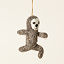 Poseable Sloth Felt Ornament thumbnail 1