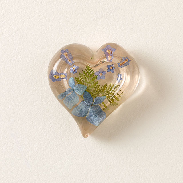 Something Blue Heart Shaped Ring Holder