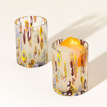 Kaleidoscope Glass Tumblers - Set of 2